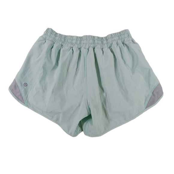Lululemon Women's Activewear Hotty Hot Shorts Size 8 tall mint teal - Picture 3 of 6